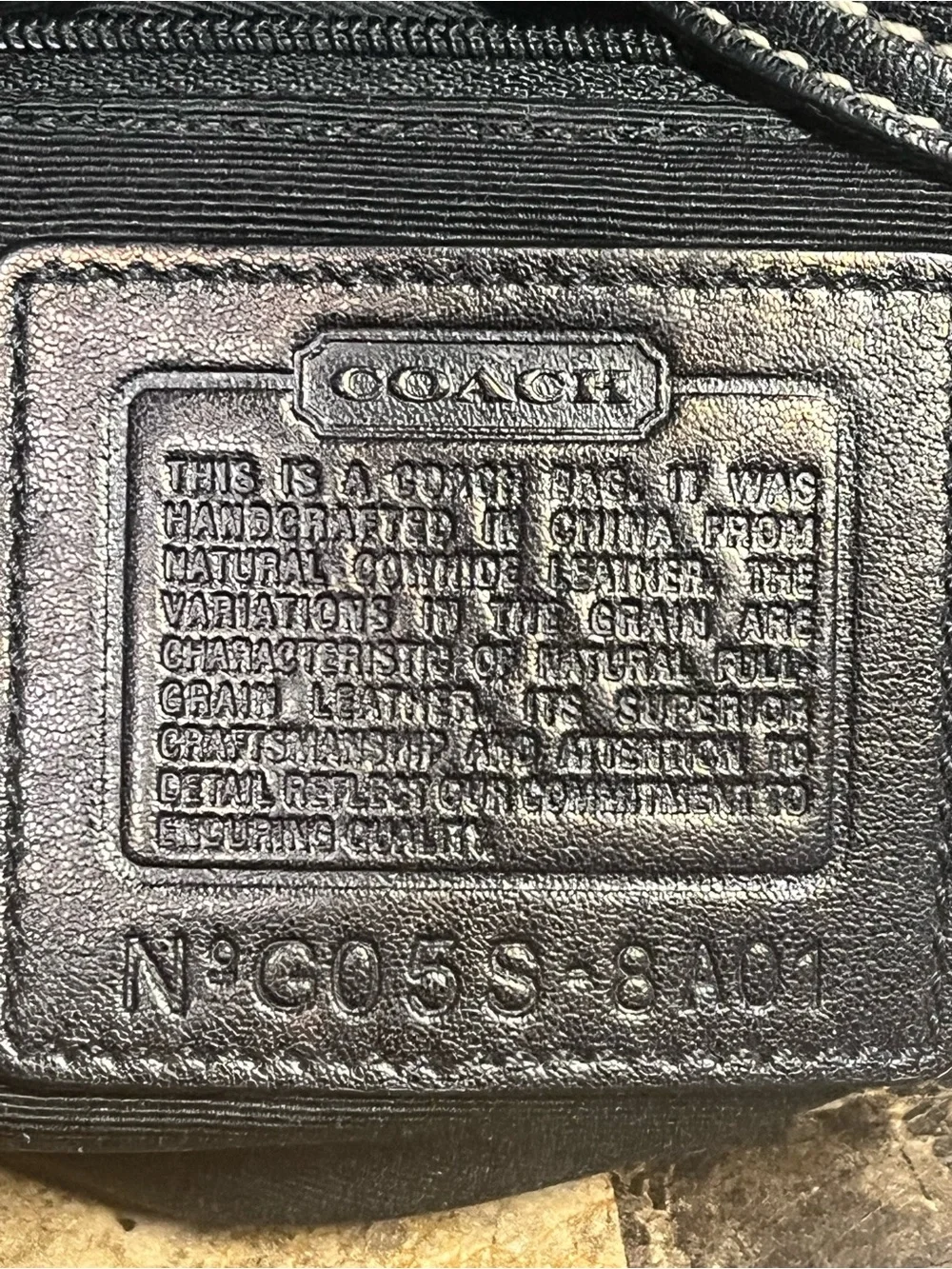 Coach used good